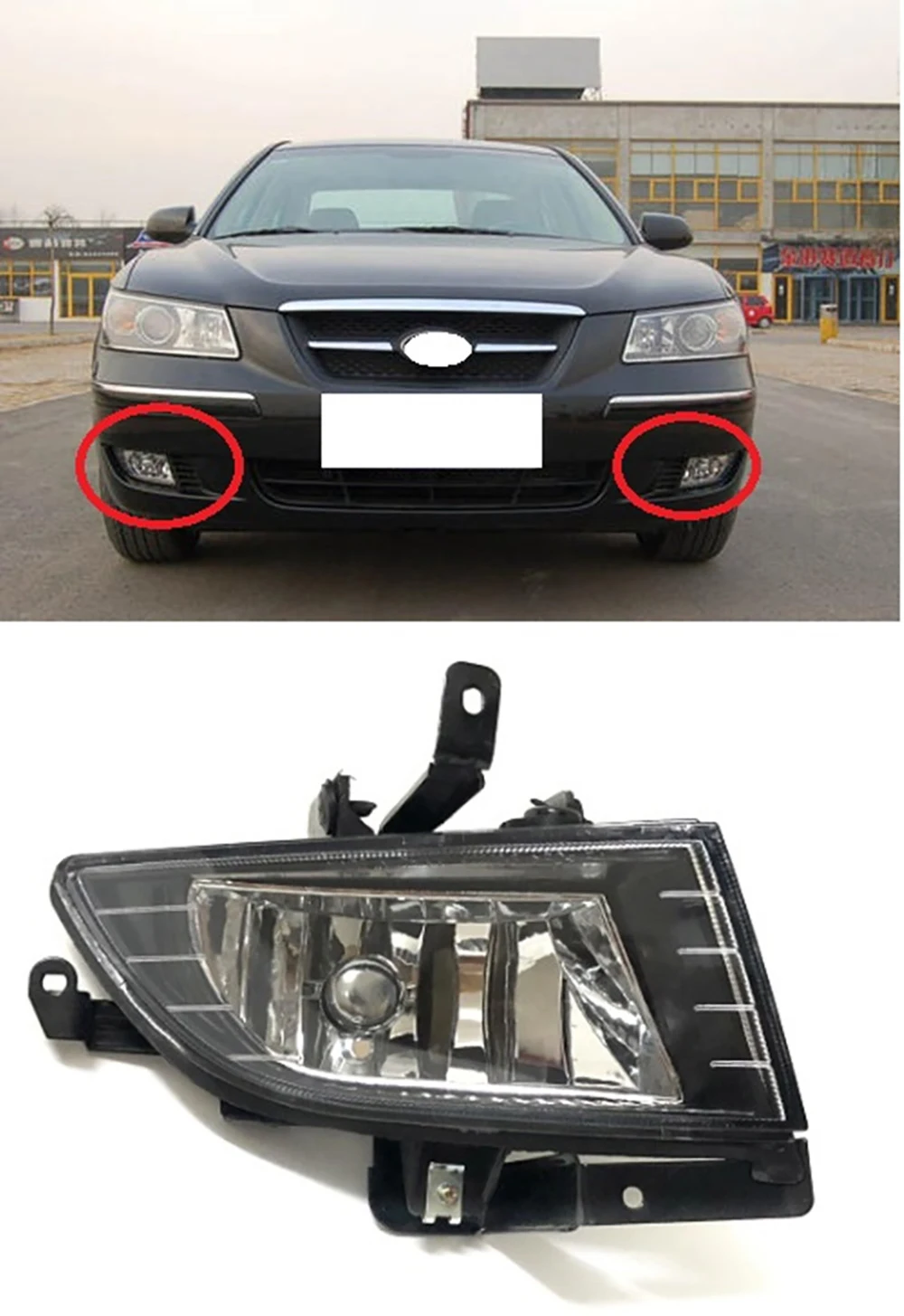 Противотуманный светильник Lofty Richy для Hyundai Sonata NF 2005 2006 2007 2008 2009 2010 передний бампер