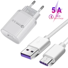 Зарядный кабель для передачи данных 5А типа C для samsung S10 S9 S8 Note 9 10 Pro Redmi 7A 8 8A Note 7 8 Pro, быстрая зарядка через USB для мобильных телефонов QC 3,0
