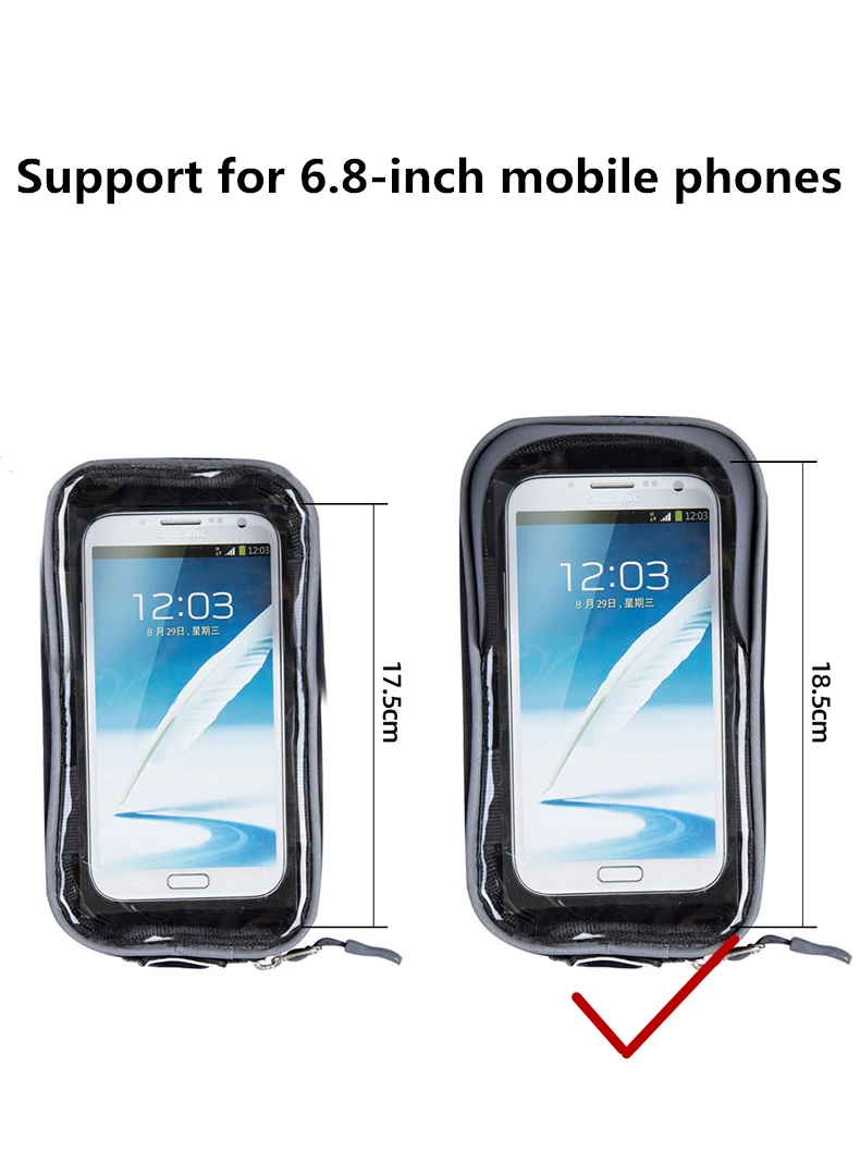 Велосипедная Рама с передней головкой водонепроницаемая велосипедная сумка и