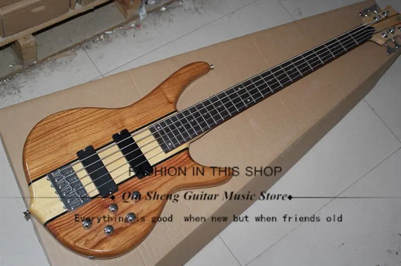 

free shipping 5 strings electric bass guitar with basswood body,24 frets,maple neck,rosewood fretboard,chrome hardware