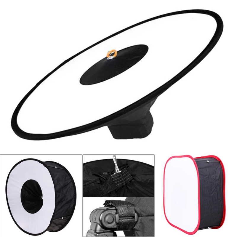 Softbox Pieghevole Per Fotografia 41,5x41,5 Cm - Diffusore LED Con Custodia, Materiale Poliestere, Leggero E Portatile
