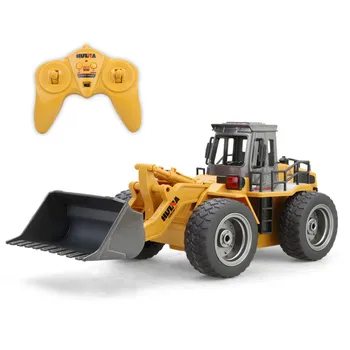 

1:18 RC Truck 6CH Bulldozer Tractor Remote Control Simulation Constructio Toys carros a control remoto para adultos WY722