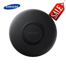 Оригинальное Быстрое беспроводное зарядное устройство samsung для Galaxy S10 S9 S8 Plus S7 Edge Note10+ 9/8X10 Вт Qi Pad EP-P1100