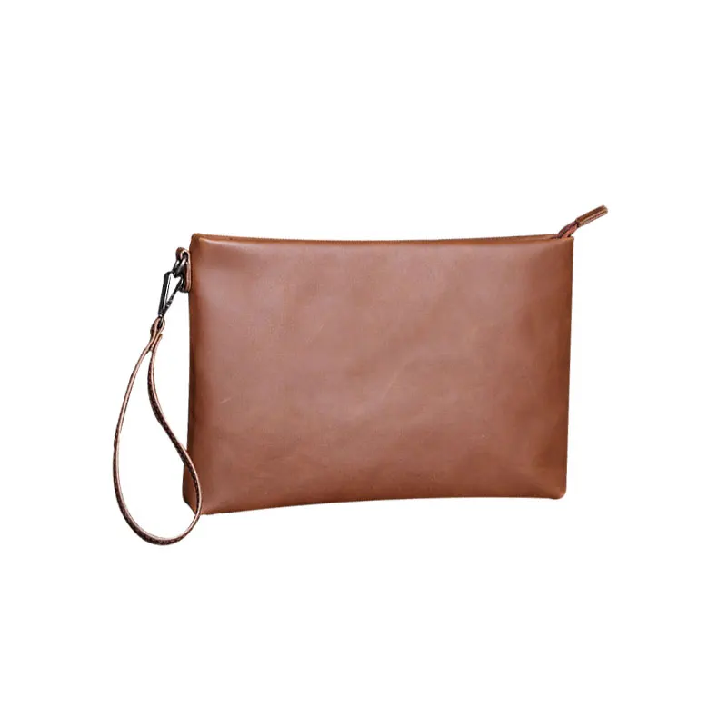 

2017 New Men's Hand bag Handbag Crazy Horse Leather PU Leather Casual Envelope bag Men's Hand Grab Bag Business Briefcase