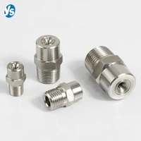1/8" 1/4" 3/8" 1/2" 3/4" 1" BSPT 304 stainless steel wide angle water jet nozzle full cone spray nozzle 2