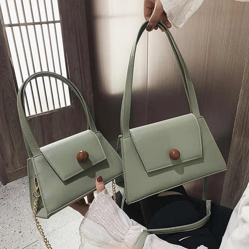 

France Non-mainstream Bag WOMEN'S Bag 2019 New Style Retro Fashion Hand Square Sling Bag Versatile INS Crossbody Bag