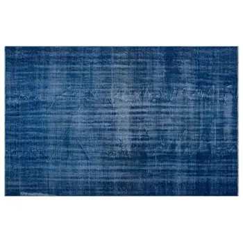 

Handmade Blue Vintage Overdyed Turkish Area Rug 176x276 Cm-5'9''X9'1''