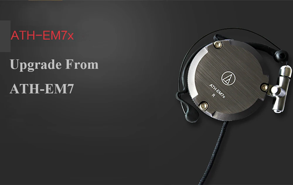 Description Picture 3 of itemOriginal Audio-Technica ATH-EM7X Wired Earphone Sport Ear Hook Earphone Heavy Bass Music Earphone for IOS android iphone