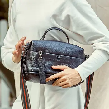 

Leather handbag for women new Korean first layer soft leather Commuter Bag for women purses and handbags women messenger bags