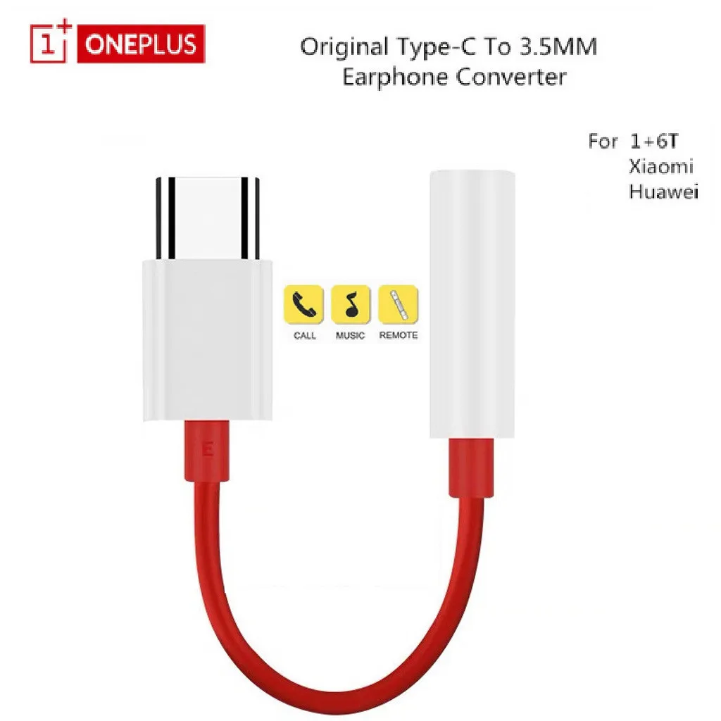 

USB Type-C USB-C to 3.5mm Audio Speakder Microphone Female Adapter For One Plus 7 1 + 6T For Type C Connector USB 3.1