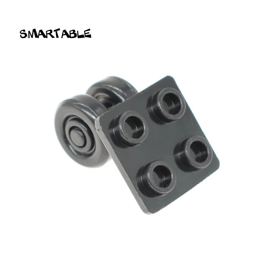 Smartable Technic самолет колесо шасси строительные блоки MOC часть паровые игрушки для детей совместимый Technic 4870 40 шт./лот