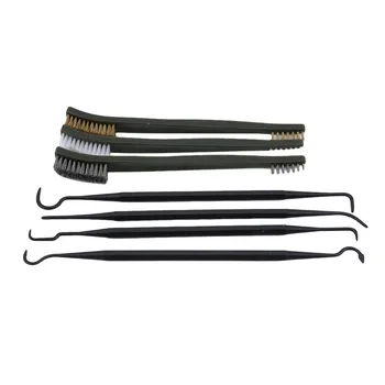 

6Pcs/Set Hunting Universal Gun Cleaning Tools Double Ended Nylon Pick Set Portable Rifle Tube Cleaner Brush