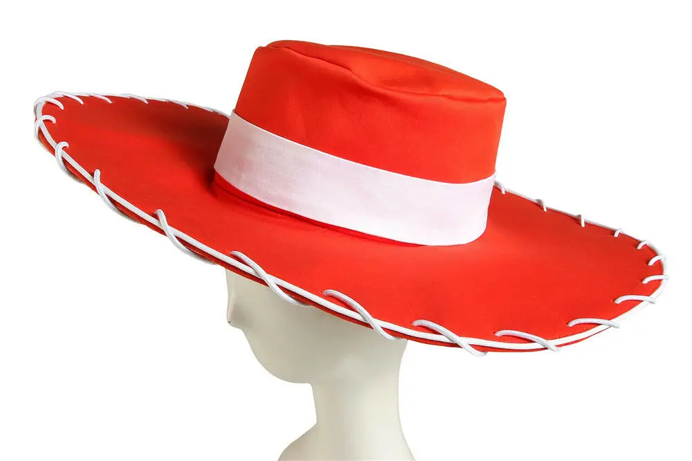 Hat only Костюм для косплея Джесси из истории игрушек; костюм Ковбойши на Хэллоуин; костюм Джесси со шляпой; сапоги для костюмированной вечеринки на заказ; ONSEN - Цвет: Hat only
