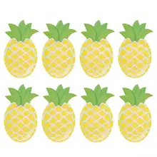 Одноразовые бумажные тарелки для фруктов, 8 шт., бумажные тарелки для праздника, вечерние, свадебные принадлежности, одноразовые столовые приборы