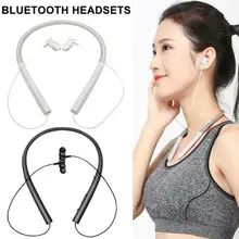 Bluetooth гарнитура, наушники, беспроводные стерео выдвижные Наушники, шейные спортивные наушники, глубокий бас для телефона с микрофоном 5,0