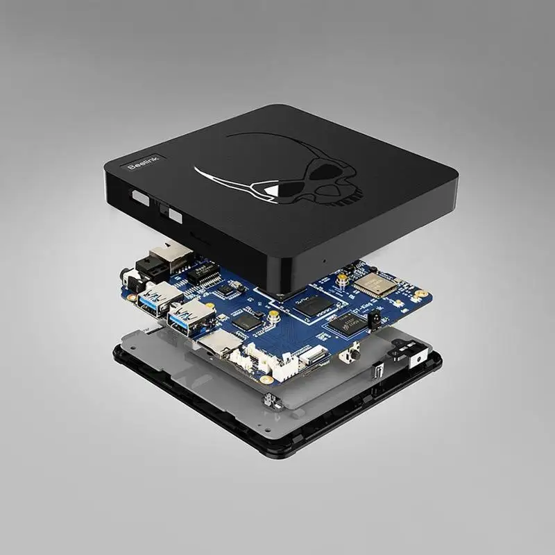 High Quality Android 9.0 Box Amlogic S922V GT King Smart 4G Box Wifi Lan 1000m Wifi 4K 2.1 HDMI Dual With C2N0