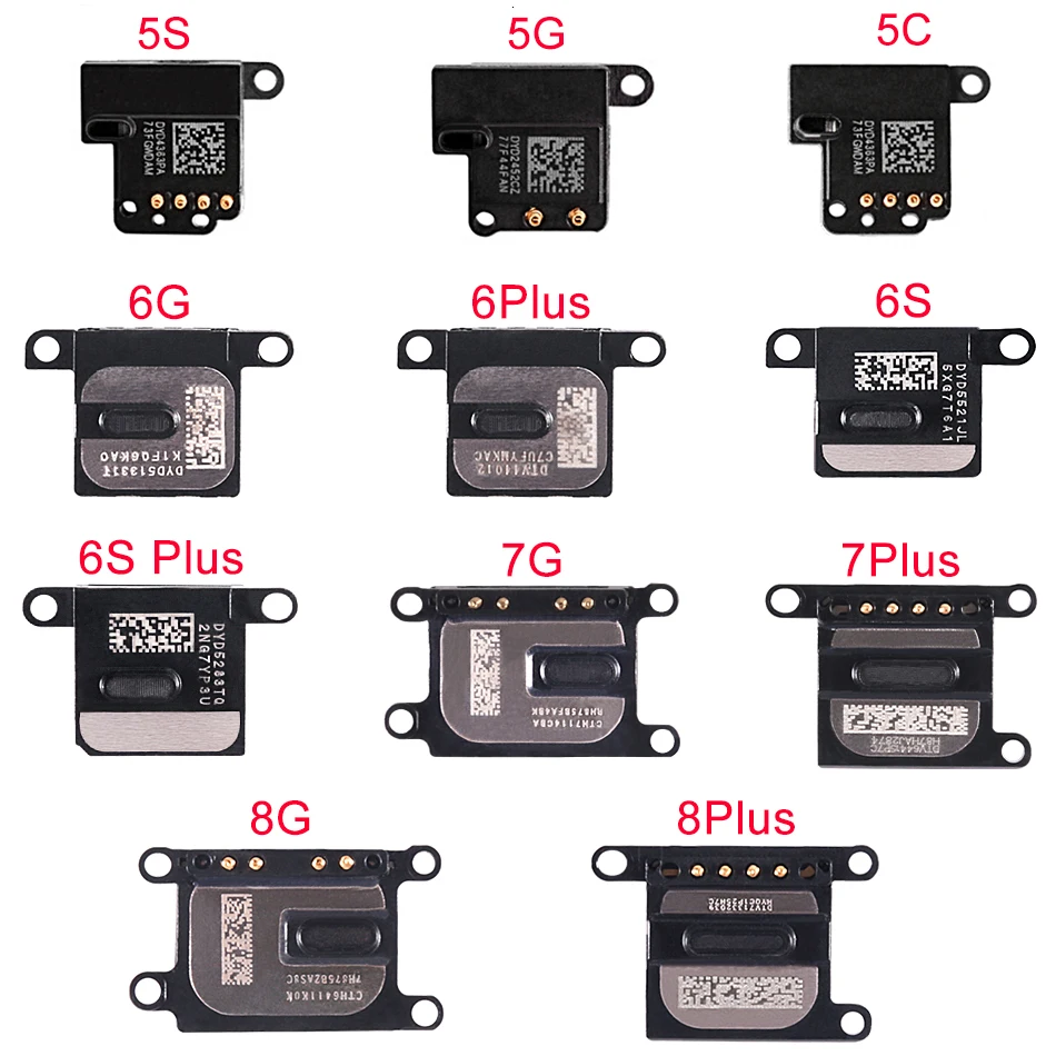 2 шт./лот наушники динамик звуковой приемник гибкий кабель для iPhone 5 5S SE 5C 6 6S 7 8 Plus