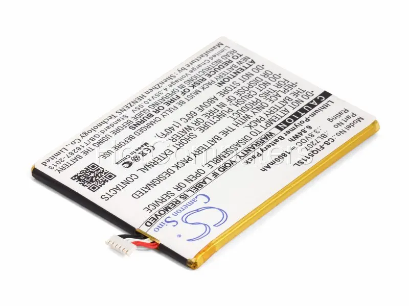 Battery for fly iq4511 tornado one octa (bl7207) | Мобильные телефоны и аксессуары