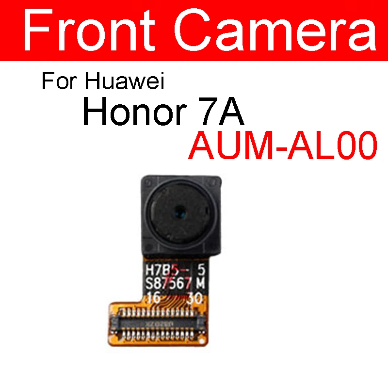 Модуль фронтальной и задней камеры для huawei Honor 7A AUM-AL20 AUM-AL00/Honor 7A Pro AUM-L29, гибкий кабель для маленькой и большой основной камеры