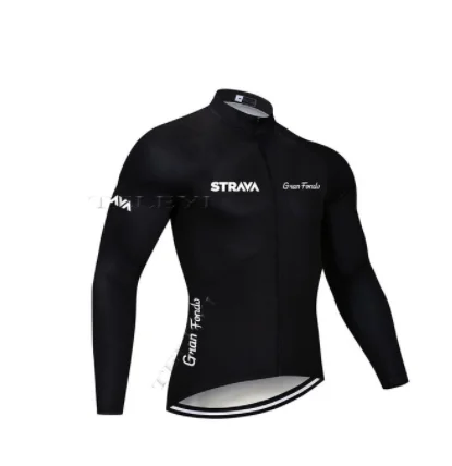 STRAVA road bike team 9D cojin de equitacion traje de primavera y otono camisa de manga larga jersey