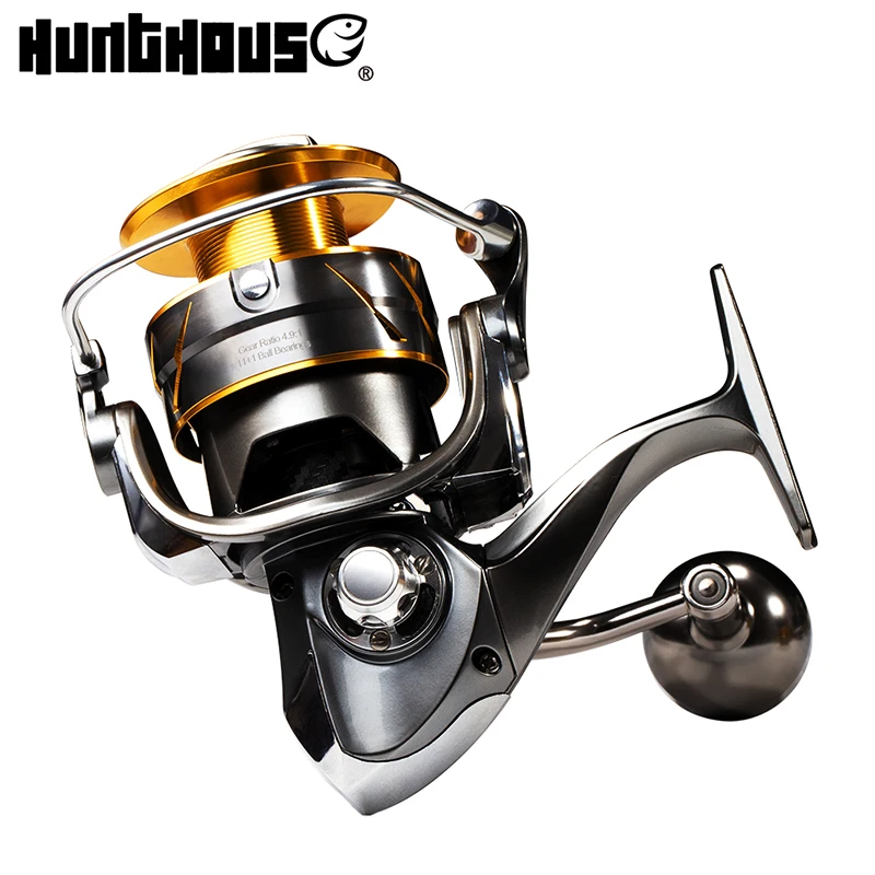 HuntHouse jigging fishing reel full metal spinning Saltist LSW3000- LSW10000 Jigging Spinning trolling 10BB Alloy 20kg | Спорт и