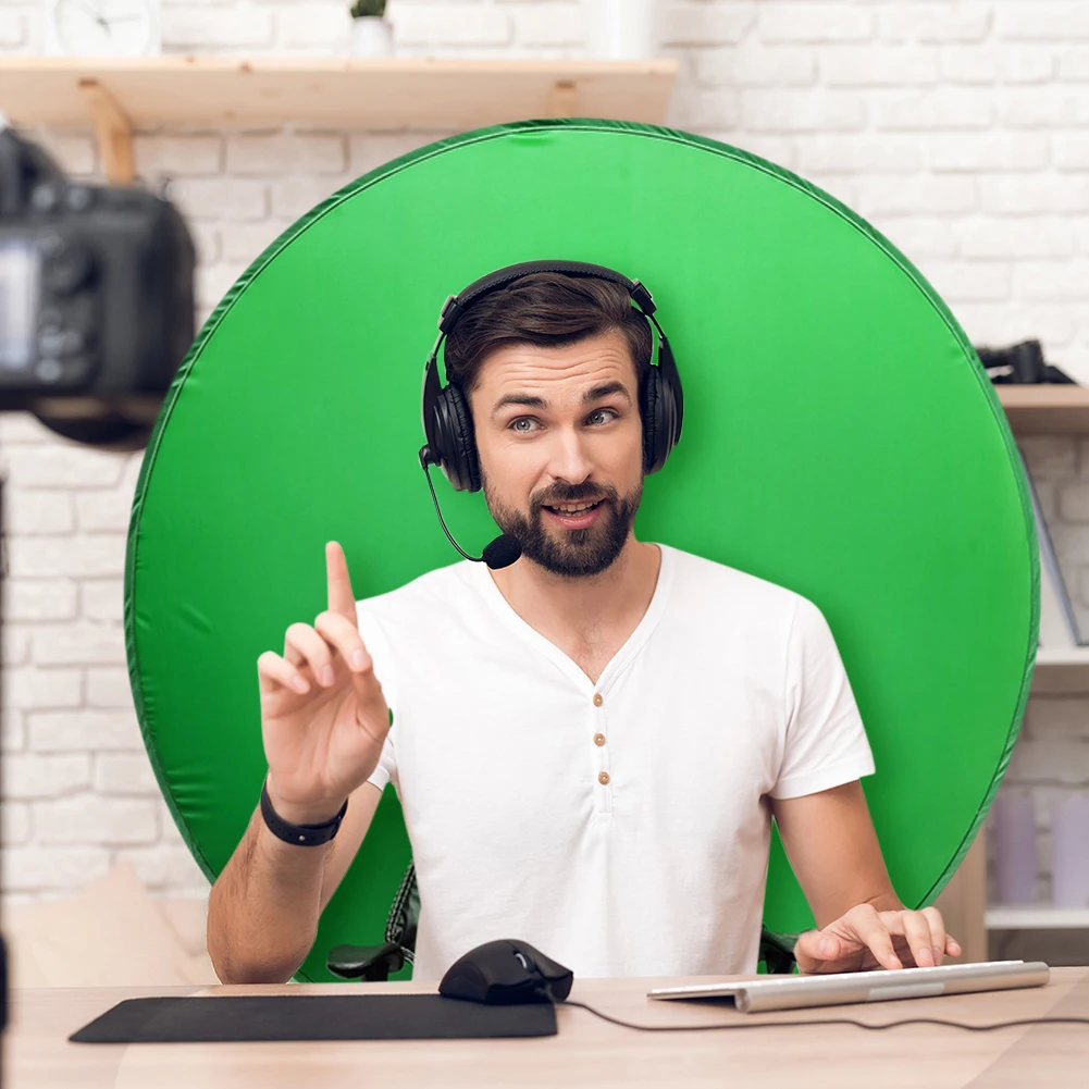 Зеленый экран реквизит для фотосъемки портативный Chroma Key фоновые фотографии