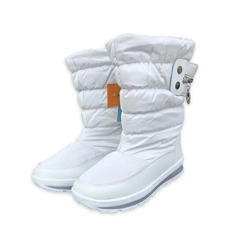 SKHEK/зимние ботинки на платформе для девочек; детские резиновые противоскользящие зимние ботинки для девочек; Водонепроницаемая теплая зимняя обувь для больших детей; Bota