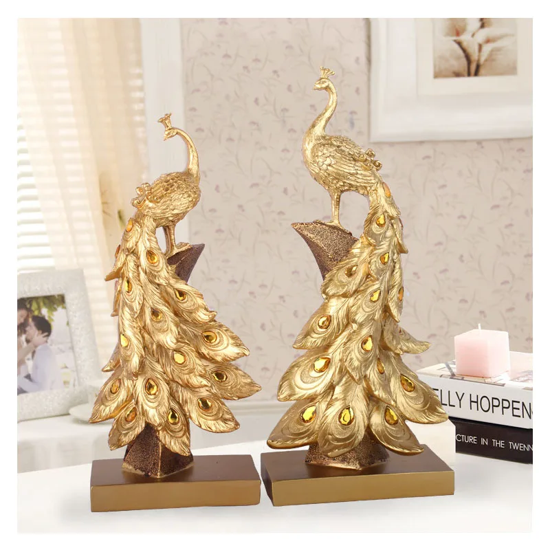 Home Decoration Peacock Jewelry Gold Peacock Mini Statue Resin Desktop Crafts Home Decoration Accessories Business Gifts Home Decoration Peacock Jewelry Gold Peacock Mini Statue Resin Desktop Crafts Home Decoration Accessories Business Gifts