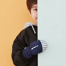 Детские лыжные перчатки, осенние и зимние, для детей 6-12 лет, для мужчин и женщин, детские, для улицы, водонепроницаемые, на завязках, двухслойные, матовые и