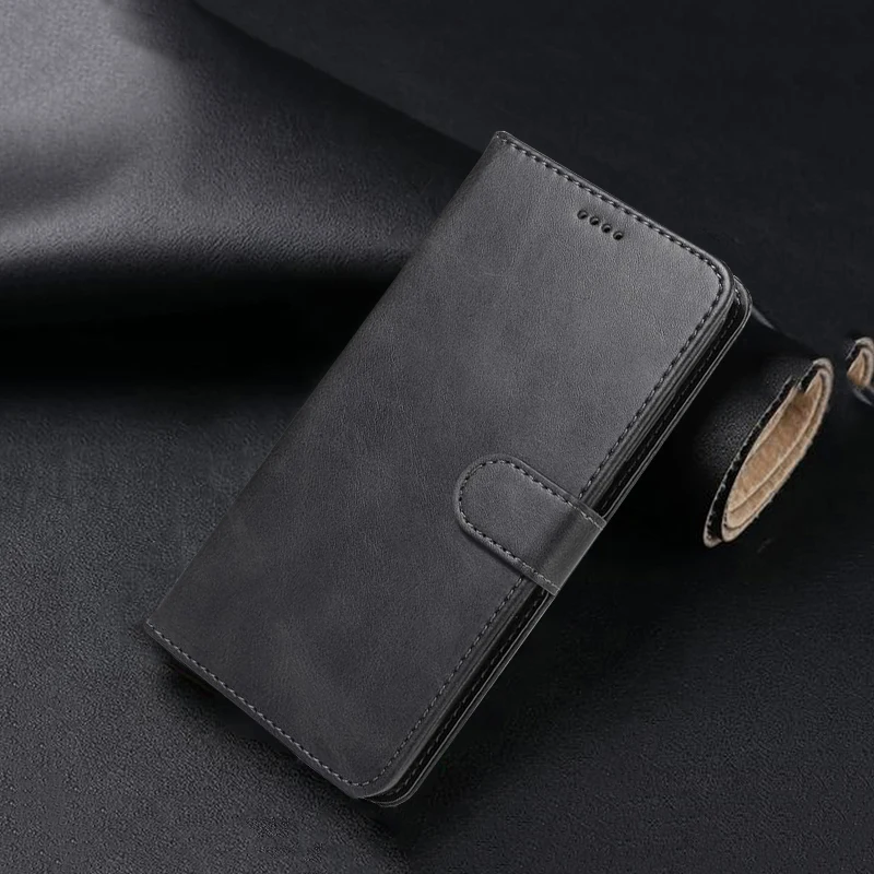 Black Чехол для Xiaomi Redmi Note 8 T, роскошный флип-кошелек с магнитной застежкой, кожаный чехол для телефона s On Xiomi Redmi Note 8 T, чехол - Цвет: Black