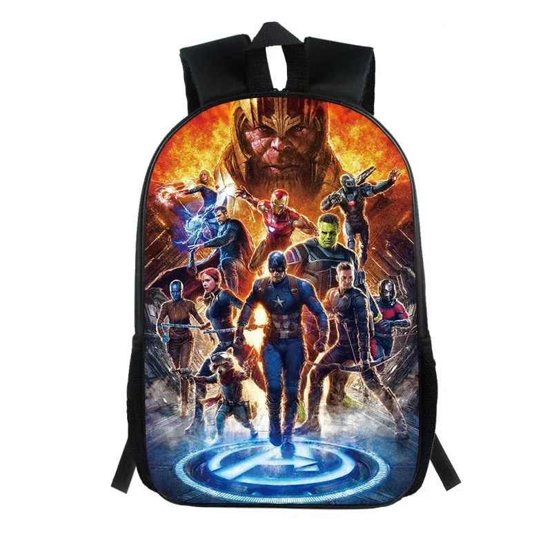 Школьный рюкзак для мальчиков, Мстители Marvel, эндгейм, 3D рюкзак, Детский рюкзак, школьная сумка, подростковые детские модные сумки для малышей - Цвет: 12