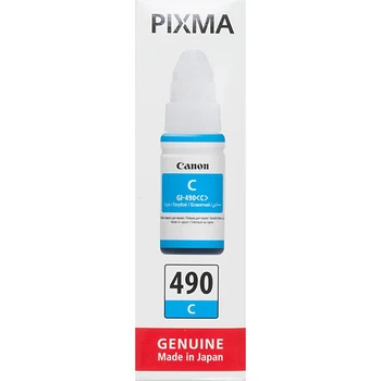 

Inkjet cartridge Canon GI-490C 0664C001 Blue (70 ml) Canon Pixma G1400/2400/3400