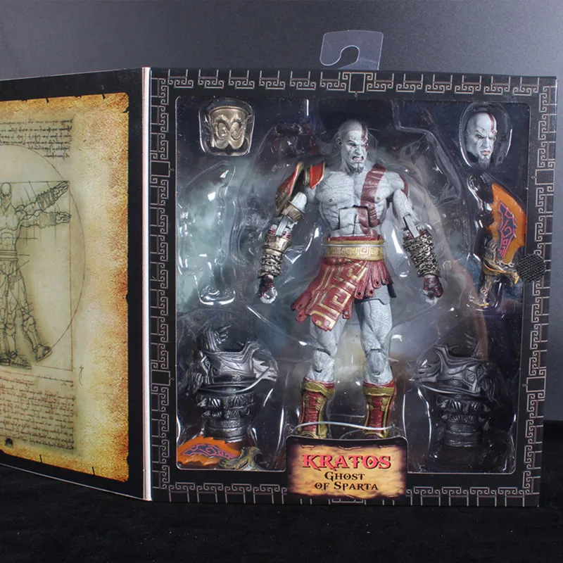 God of War 3 Экшн-игра-приключения Кратос греческая мифологическая подвижные швы статуя GK ПВХ фигурка Коллекция Модель игрушки M3012