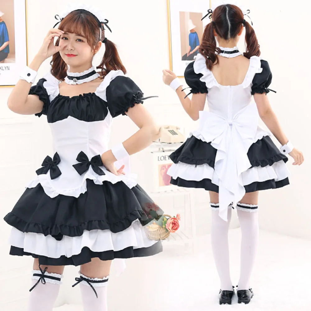 HOT Cute LOLITA Princess Game Dress Women Girl Maid Cosplay Clothing Ball Dance Birthday Party Uniform Temptation Skirt Costume |