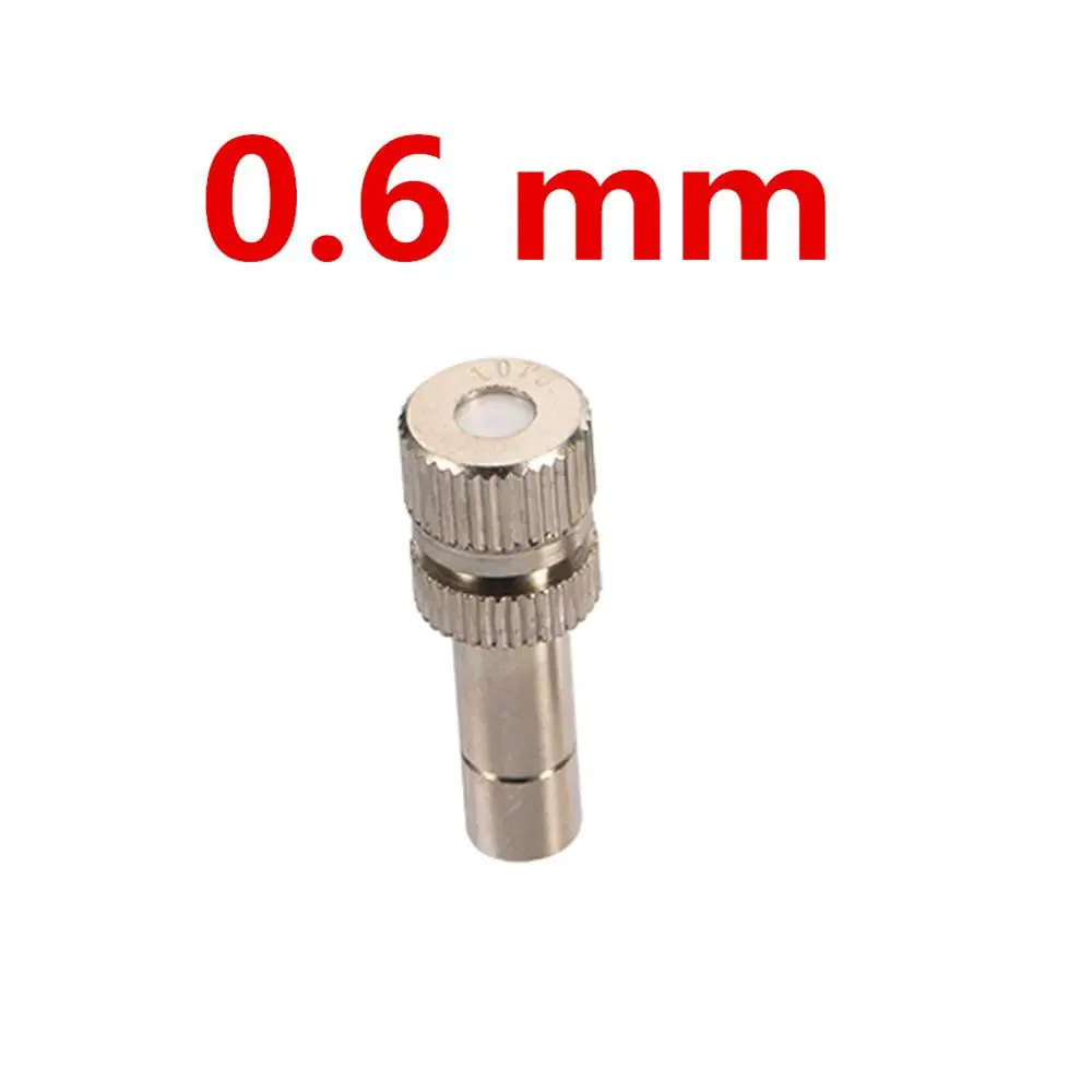 0.1-0.8mm Low Pressure Fine Misting Nozzles Disinfection landscaping Cooling Humidification Atomization Sprayers 3Pcs 