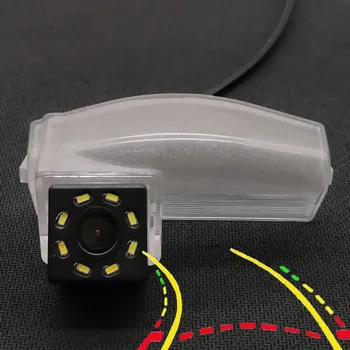 

170 Degree Dynamic Trajectory Tracks HD Car Rear View Backup Parking Camera For Mazda 2 3 M2 M3 Demio DE Hatchback 2007-2014