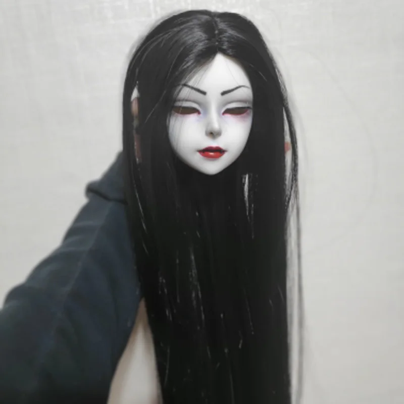 

New Arrival 1/3 1/4 1/6 1/8 Bjd SD High Temperature Black Wig Wire BJD Wig For BJD Doll Wig Hair