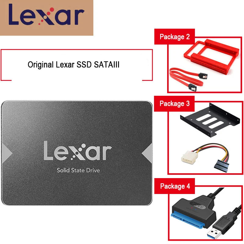 жесткий диск Внешний Lexar 1 ТБ 256GB 128GB disco duro solido externo hd для ноутбука HDD 2 5 &quotс