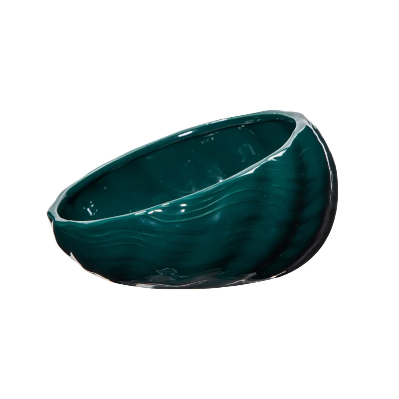 Single bowl 04 Новая керамическая миска для кошки Щенок пищевая чаша с кронштейном для защиты позвоночника миска для воды миска для еды товары для домашних животных 6 цветов умывальник - Цвет: Single bowl 04