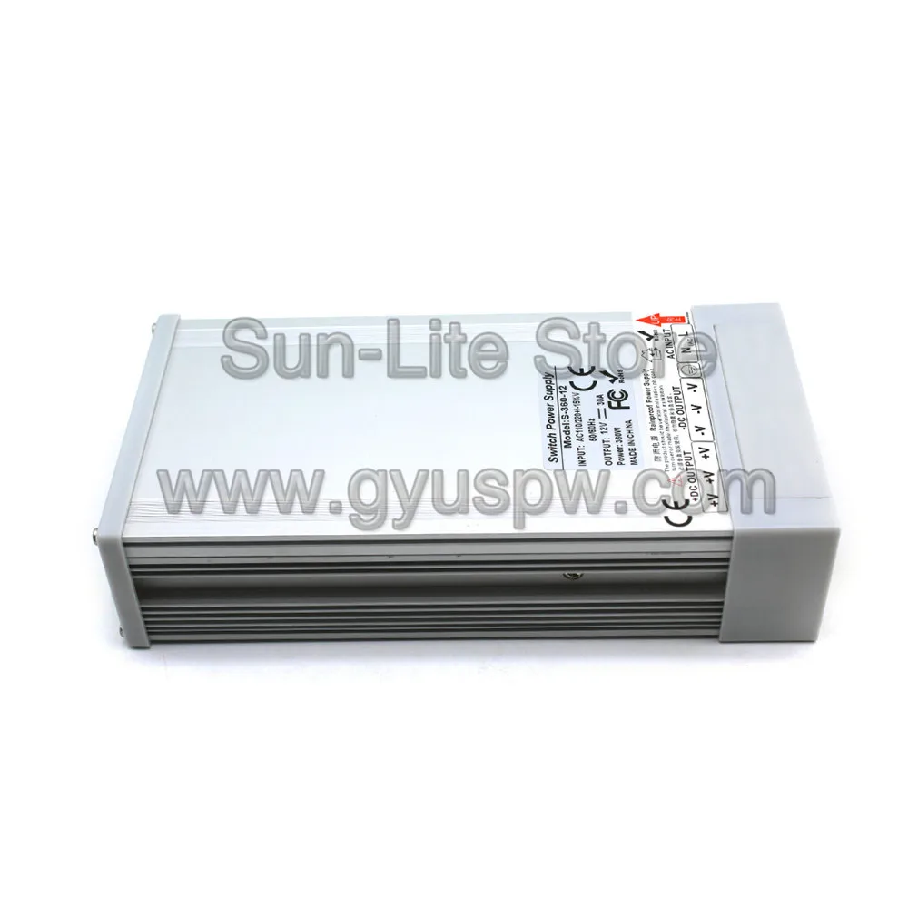Непромокаемые DC Питание 12V 360 Вт Светодиодный драйвер Трансформатор 220v 110v AC DC12V открытый импульсивный источник питания для светодиодной ленты модули освещения монитор
