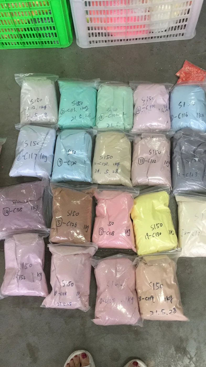 PASTEL PINK ACRYLIC POWDER 1kg 10Colors Artisan Color Acrylic Powder