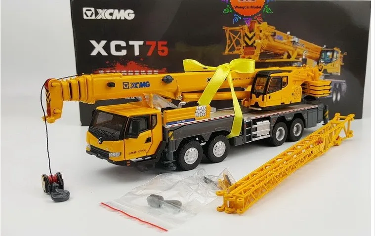 1:50 Xct75 75ton мобильный тяжелый кран металлическая модель грузовика сплав