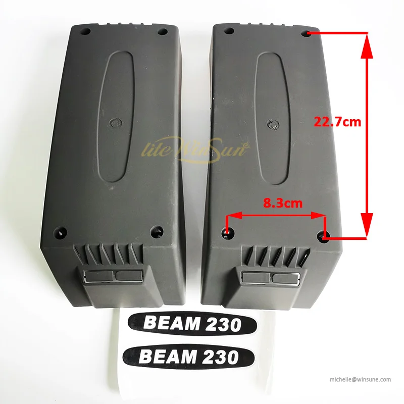 Moving Beam Light 200W 230W Beam Housing Arm Cover Small Louver Display Side Handle Rubber moving beam light