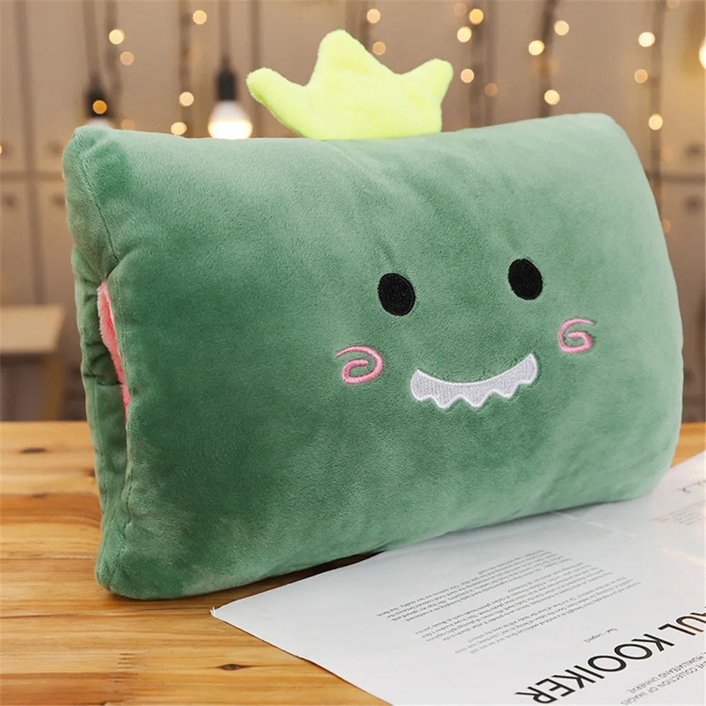 Мягкие игрушки, Мультяшные животные, теплая подушка для рук, зимняя плюшевая подушка, забавные игрушки для детей, Милые Игрушки для маленьких девочек и мальчиков