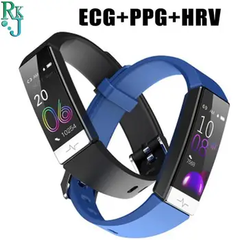 

New Smart Watch Y91 ECG Heart Rate Blood Pressure Monitor Waterproof Bracelet Information Health Tracker Pedometer Wristband