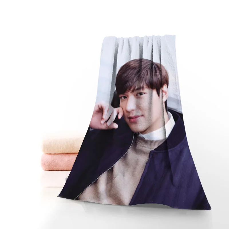 New Lee min ho Towel Printed Cotton Face/Bath Towels Microfiber Fabric For Kids Men Women Shower Towels 70X140cm