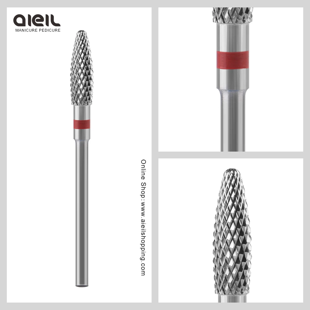 

Tungsten Carbide Burrs Electric Manicure Machine Accessory Nail Drill Bit For Remove Acrylics Gel Nail Files