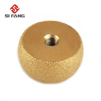 

Vacuum Brazed Diamond Polishing Grinding Head Mushroom grinding head M10 Thread For Pebble Stone Marble Granite Brick 35mm