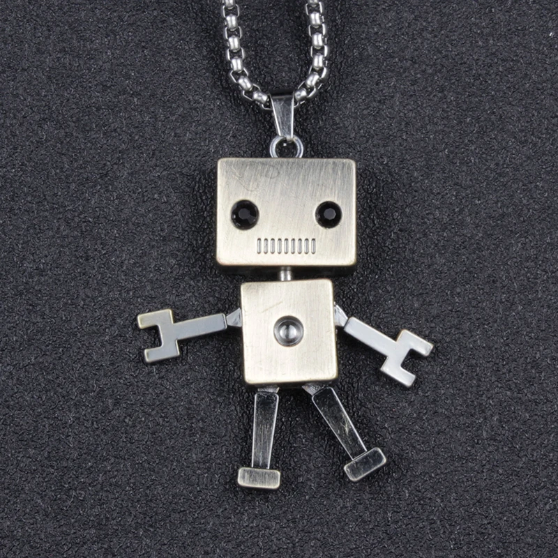 В стиле панк в хип хоп милый Противоугонная защита Кулон Цепочки и ожерелья для