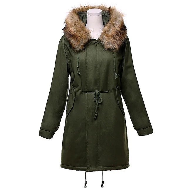 Женское зимнее пальто 2019 новая Корейская версия с капюшоном из шерсти ягнёнка, кашемир, длинное женское хлопковое пальто с утиным пухом